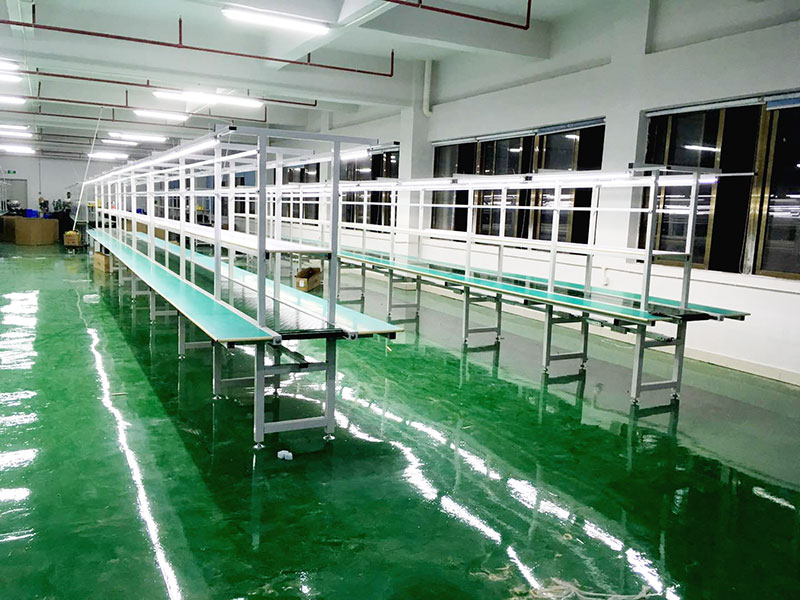 帶工作板皮帶流水線(xiàn)，家具組裝流水線(xiàn)